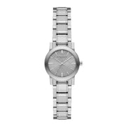 Burberry The City Diamonds Silver Dial Silver Steel Strap Watch for Women - BU9229