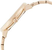 Tommy Hilfiger Jenna Quartz White Dial Rose Gold Steel Strap Watch for Women - 1782070