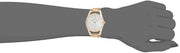 Calvin Klein Dainty White Dial Rose Gold Steel Strap Watch for Women - K7L23646