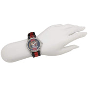 Gucci G Timless Le Marche Des Merveilles Blue & Red Dial Blue & Red Nylon Strap Unisex Watch  - YA126495