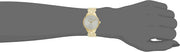 Calvin Klein Snake Silver Dial Yellow Gold Steel Strap Watch For Women - K6E23546