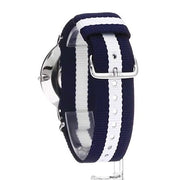 Daniel Wellington Classic Glasgow White Dial Two Tone NATO Strap Watch For Men - DW00100018