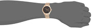 Calvin Klein Minimal Black Dial Rose Gold Mesh Bracelet Watch for Men - K3M21621