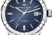 Maurice Lacroix Aikon Automatic Blue Dial Silver Steel Strap Watch For Men - AI6008-SS002-430-1