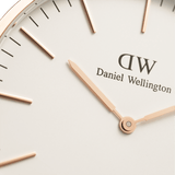 Daniel Wellington Classic Warwick White Dial Two Tone Nylon Strap Watch for Men - DW00100005
