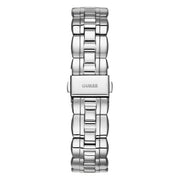 Guess Ethereal Diamonds Silver Dial Silver Steel Strap Watch for Women - W1013L1