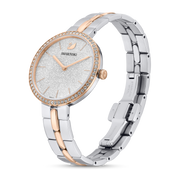 Swarovski Cosmopolitan Crystals Silver Dial Two Tone Steel Strap Watch for Women - 5644081