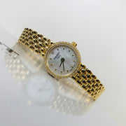 Tissot T-Lady Lovely Mother of Pearl Dial Gold Steel Strap Watch For Women - T058.009.63.116.00