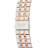 Hugo Boss Jet Chronograph Silver Dial Two Tone Steel Strap Watch for Men - 1513385