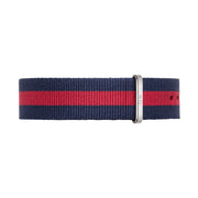 Daniel Wellington Classic Oxford White Dial Two Tone Nylon Strap Watch For Men - DW00100015