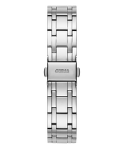 Guess Cosmo Diamonds Silver Dial Silver Steel Strap Watch For Women - GW0033L1