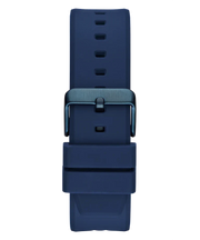 Guess Formula Multifunction Blue Dial Blue Silicone Strap Watch For Men - GW0579G3