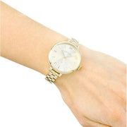 Marc Jacobs Sally Champagne Gold Dial Gold Steel Strap Watch for Women - MBM3363