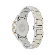 Emporio Armani Renato Chronograph Silver Dial Two Tone Steel Strap Watch For Men - AR11076