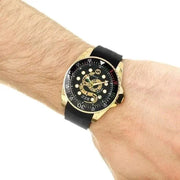 Gucci Dive Quartz Black Dial Black Rubber Strap Watch For Men - YA136219