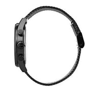 Hugo Boss Associate Chronograph Black Dial Black Mesh Bracelet Watch for Men - 1513769