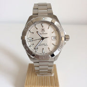 Tag Heuer Aquaracer Automatic White Dial Silver Steel Strap Watch for Men - WAY2111.BA0928