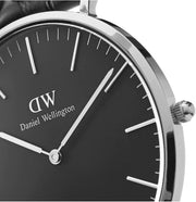 Daniel Wellington Classic Roselyn Black Dial Red NATO Strap Dial Watch For Women - DW00100270