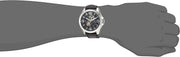 Tommy Hilfiger Bruce Analog Black Dial Black Leather Strap Watch for Men - 1791279