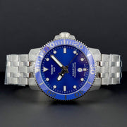 Tissot Seastar 1000 Powermatic 80 Blue Dial Silver Steel Strap Watch For Men - T120.407.11.041.00