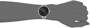 Calvin Klein Graphic Black Dial Silver Steel Strap Watch for Women - K7E23141