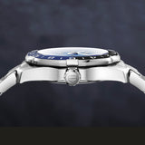 Tag Heuer Aquaracer GMT Calibre 6 Automatic Blue Dial Silver Steel Strap Watch for Men - WAY201T.BA0927