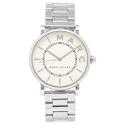 Marc Jacobs Roxy White Dial Silver Steel Strap Watch for Women - MJ3521