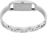 Michael Kors Empire Three-Hand Silver Dial Silver Steel Strap Watch for Women - MK4841