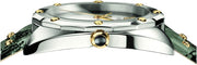 Versace Shadov Quartz Silver Dial Snakeskin Green Leather Strap Watch for Women - VEBM00718