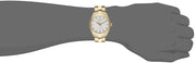 Tissot T Classic PR 100 Quartz White Dial Gold Steel Strap Watch for Men - T101.410.33.031.00