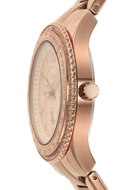Fossil Stella Sport Multifunction Rose Gold Dial Rose Gold Steel Strap Watch for Women - ES5106