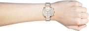 Hugo Boss Flawless Chronograph Silver Dial Silver Mesh Bracelet Watch for Women -1502551