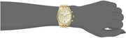 Michael Kors Lexington Chronograph Gold Dial Gold Steel Strap Watch for Women - MK5556