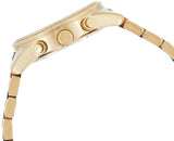 Michael Kors Ritz Chronograph Gold Dial Two Tone Steel Strap Watch for Women - MK6322