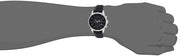 Hugo Boss Jet Chronograph Black Dial Black Leather Strap Watch for Men - 1513279