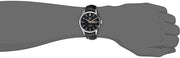 Tag Heuer Carrera Calibre 5 Automatic Black Dial Black Leather Strap Watch for Men - WAR201C.FC6266