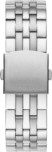Guess Odyssey Multifunction Blue Dial Silver Steel Strap Watch For Men - W1107G2