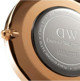 Daniel Wellington Classic Dover White Dial White Nylon Strap Watch For Women - DW00100309