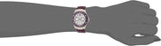 Guess Limelight Quartz Silver Dial Purple Leather Strap Watch For Women - W0775L6