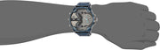 Diesel Daddy 2.0 Chronograph Grey Dial Blue Steel Strap Watch For Men - DZ7414