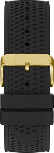 Guess Trophy Multifunction Black Dial Black Rubber Strap Watch for Men - GW0333G2