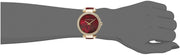 Michael Kors Parker Mother of Pearl Red Dial Two Tone Steel Strap Watch for Women - MK6427