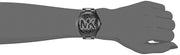 Michael Kors Slim Runway Black Dial Black Steel Strap Watch for Women - MK3589