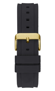 Guess Sport Multifunctional Black Dial Black Rubber Strap Watch for Men - GW0332G2