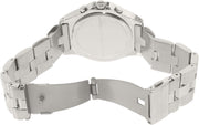 Marc Jacobs Blade Chronograph Brown Dial Silver Steel Strap Watch for Women - MBM8636