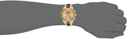 Michael Kors Ritz Chronograph Gold Dial Two Tone Steel Strap Watch for Women - MK6322