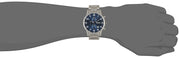 Hugo Boss Aeroliner Chronograph Blue Dial Silver Steel Strap Watch for Men - 1513183