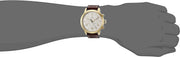 Tommy Hilfiger Jake Quartz White Dial Brown Leather Strap Watch for Men - 1791231