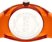Gucci Sync XXL Quartz Orange Dial Orange Rubber Strap Unisex Watch - YA137108