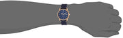 Fossil The Commuter Blue Dial Blue Leather Strap Watch for Men - FS5404